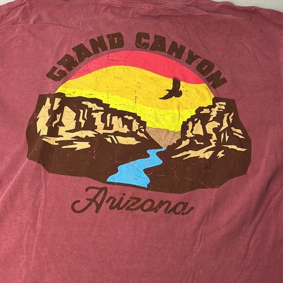 Grand Canyon Arizona Short Sleeve Tee Red Medium - Picture 3 of 7
